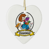 WELTBEST FRESHMAN BOY CARTOON KERAMIK ORNAMENT (Rechts)