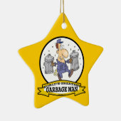 WELTBEST GARBAGE MAN CARTOON KERAMIK ORNAMENT (Rechts)
