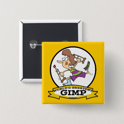 WELTBEST GIMP WOMP CARTOON BUTTON (Vorne & Hinten)