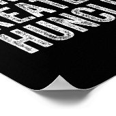 Weltbest Huncle Funny Uncle Joke Fathers Da Poster (Ecke)