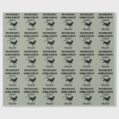 Weltbest Lizard Geschenkpapier (Flach)
