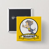 WELTBEST MAESTRO MEN CARTOON BUTTON (Vorne & Hinten)
