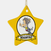 WELTBEST MAESTRO MEN CARTOON KERAMIK ORNAMENT (Rechts)