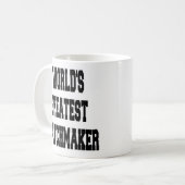 Weltbest Matchmaker Kaffeetasse (Vorderseite Links)