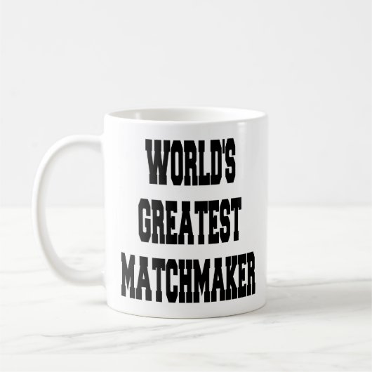 Weltbest Matchmaker Kaffeetasse (Links)