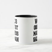 Weltbest Matress Salesman Tasse (Zentrum)