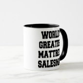 Weltbest Matress Salesman Tasse (VorderseiteRechts)
