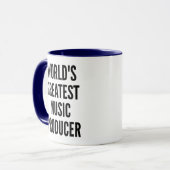 Weltbest Music Producer Tasse (Vorderseite Links)