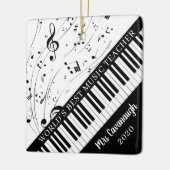 WELTBEST MUSIC TEACHER Piano Keyboard Keramikornament (Links)