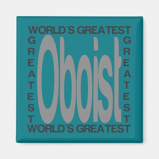 Weltbest Oboist Magnet (Vorne)