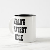 Weltbest Onkel Zweifarbige Tasse (Vorderseite Links)