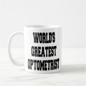 Weltbest-Optometriker Kaffeetasse (Links)