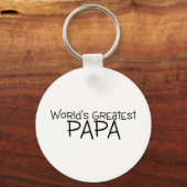 Weltbest Papa Schlüsselanhänger (Vorderseite)