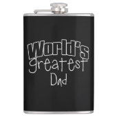 Weltbest Personalisiert Flachmann (Vorderseite)