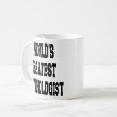 Weltbest Psychologe Kaffeetasse (Vorderseite Links)