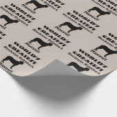 Weltbest Rhodesian Ridgeback Dog Geschenkpapier (Ecke)