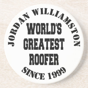 Weltbest Roofer Getränkeuntersetzer