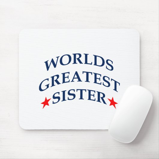 Weltbest Sister Mousepad (Mit Mouse)