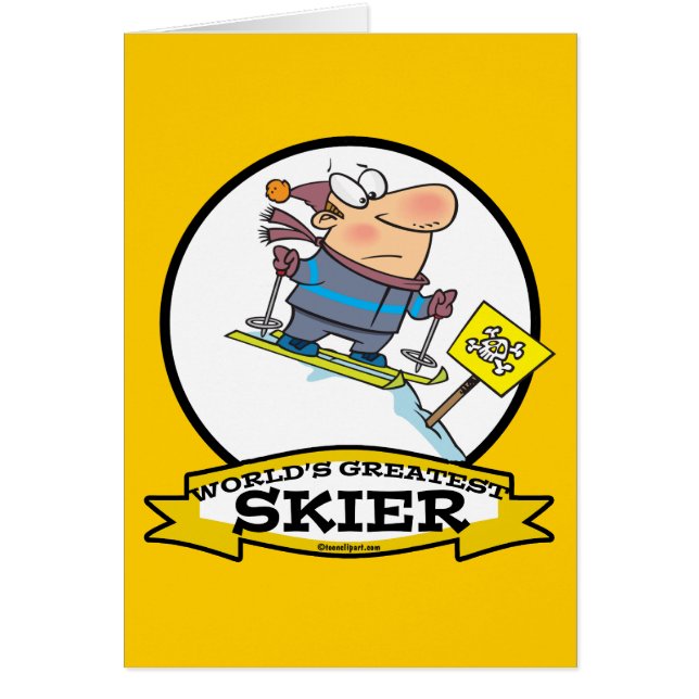WELTBEST SKIER MEN CARTOON (Vorne)