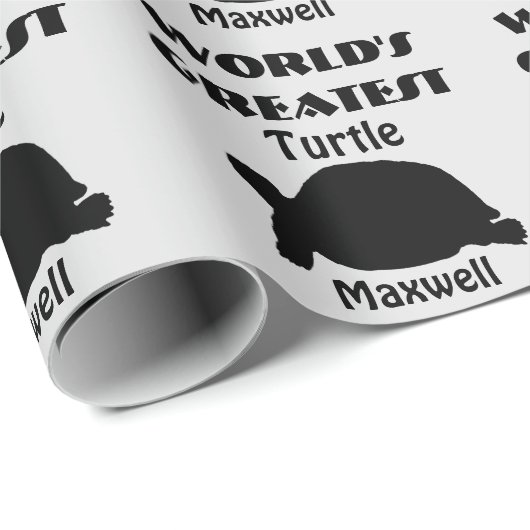 Weltbest Turtle Geschenkpapier (Rolleneckpunkt)