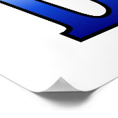 Weltbest Vater Poster 20x20" (Ecke)