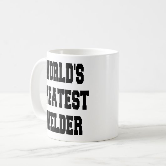 Weltbest Welder Kaffeetasse (Vorderseite Links)