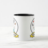 WELTBEST WORKAHOLIC MÄNNER II CARTOON TASSE (Zentrum)