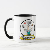WELTBEST WORKAHOLIC MÄNNER II CARTOON TASSE (Links)