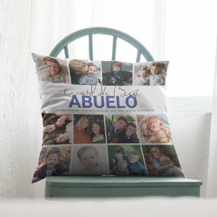 Weltbeste Aguelo Fotocollage Kissen