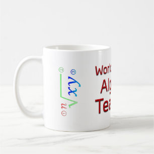Weltbeste Algebra-Lehrerin mit Formel Kaffeetasse