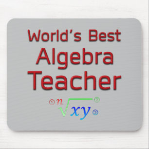 Weltbeste Algebra-Lehrerin mit Formel Mousepad