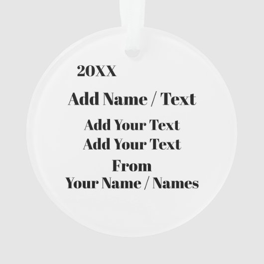 Weltbeste aller Ornamente (Rückseite)