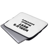 Weltbeste Ärzteministerin Laptopschutzhülle (Vorne Knopf)