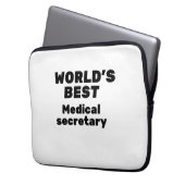 Weltbeste Ärzteministerin Laptopschutzhülle (Vorderseite Links)