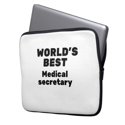 Weltbeste Ärzteministerin Laptopschutzhülle (Vorderseite Links)