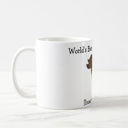 Weltbeste Ärztin - Brünett Kaffeetasse (Links)