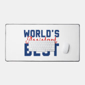 Weltbeste Assistentin Schreibtischunterlage (Tastatur & Maus)