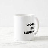 Weltbeste Aufsichtskraft Kaffeetasse (VorderseiteRechts)