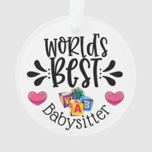Weltbeste Babysitter-Ornament Ornament