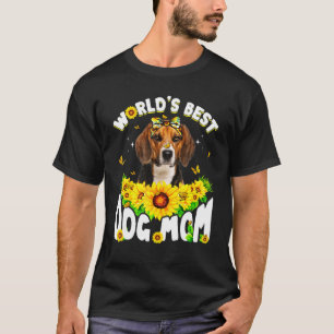 Weltbeste Beagle-Hunde-Mama Sonniger Muttertag T-Shirt