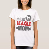 WELTBESTE BEAGLE-MAMA T-Shirt (Vorderseite)
