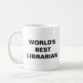 Weltbeste Bibliothekarin Kaffeetasse (Links)
