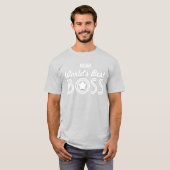 Weltbeste BOSS mit Star und Individuelle Name V01C T-Shirt (Vorne ganz)