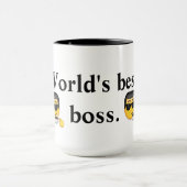 Weltbeste Boss-Tasse Tasse (Zentrum)