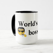 Weltbeste Boss-Tasse Tasse (Vorderseite Links)