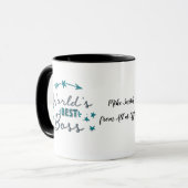 Weltbeste Boss-Tasse Tasse (Vorderseite Links)