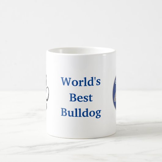 Weltbeste Bulldog-Tasse Kaffeetasse (Mittel)
