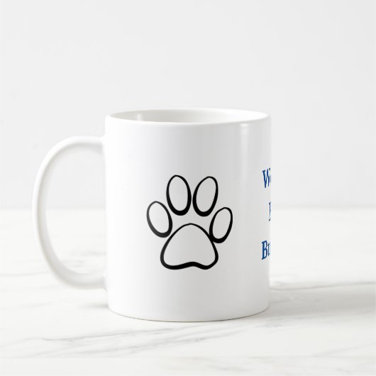 Weltbeste Bulldog-Tasse Kaffeetasse (Links)