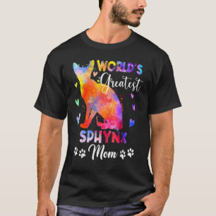 Weltbeste Bunte Sphynx-Katzen-Mutter Kitten T-Shirt