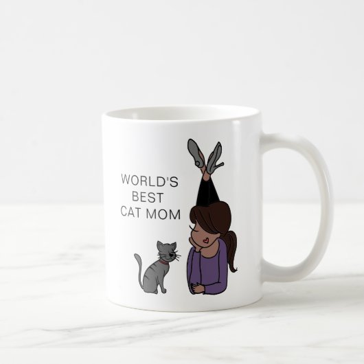 Weltbeste Cat-Mama-Kaffeekoffe-Tasse Kaffeetasse (Rechts)
